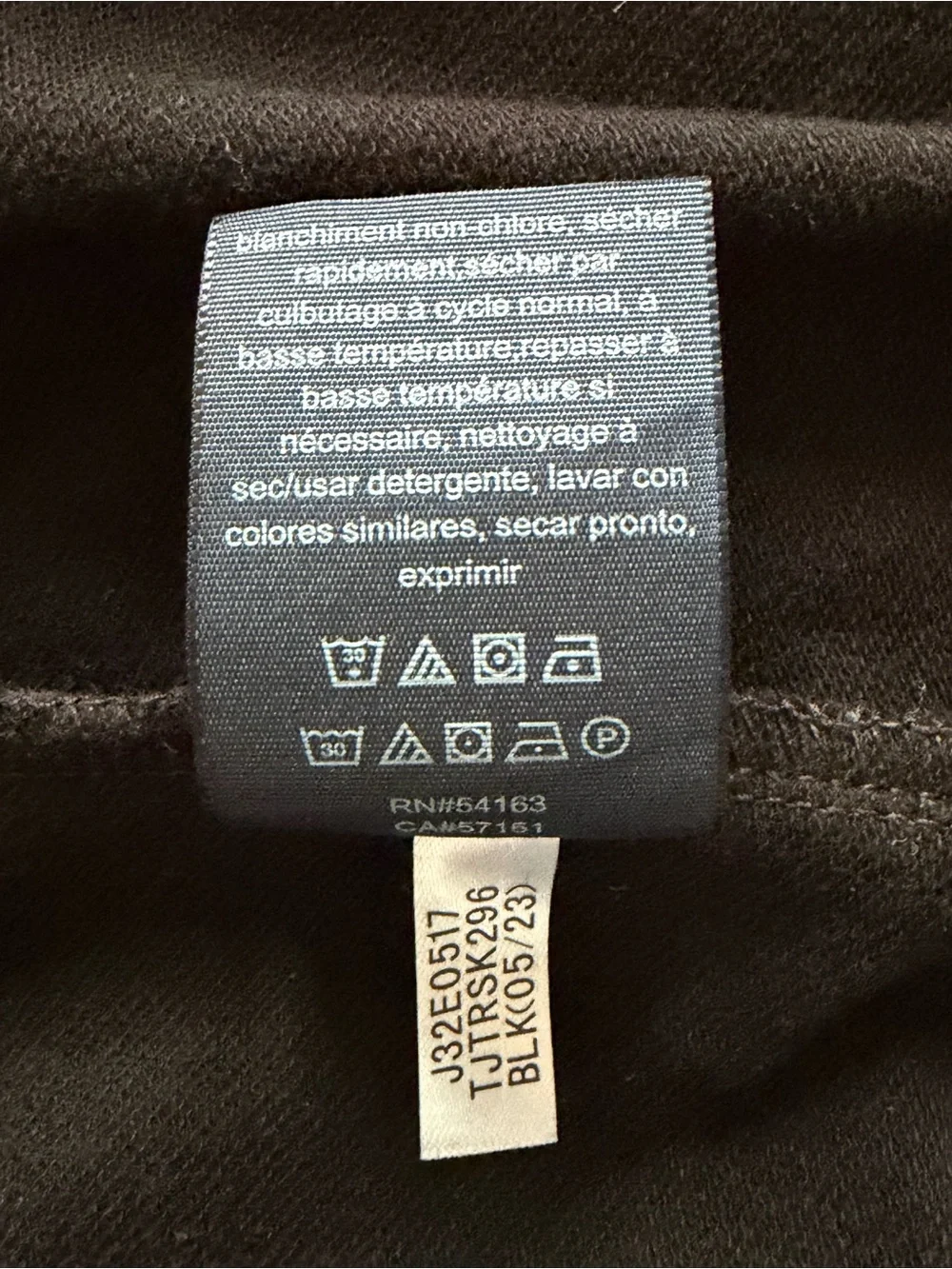 NWT Tommy Hilfiger Black Collarless Pocket Blazer with Gold Buttons